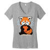 fox Women's V-Neck T-Shirt