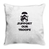 support our troops Throw Pillow