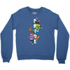 Pride Floral LGBT Colors Crewneck Sweatshirt
