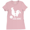 cock rides funny Ladies Fitted T-Shirt