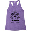 I Am One Blessed Granny Racerback Tank