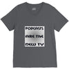 podcasts are the new tv V-Neck Tee