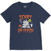 scary gay person V-Neck Tee