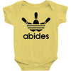 the dude abides Baby Onesie