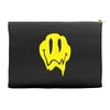 melting acid smiley face Accessory Pouches