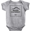 Mount Cleverest Baby Onesie