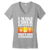 funny i make cider disappear, ideal gift or birthday present. Women's V-Neck T-Shirt