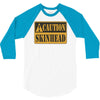 caution skinhead, ideal birthday gift or present 3/4 Sleeve Shirt