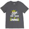 Kings Are Born In June V-Neck Tee