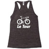 le tour bike silhouette 2015 de france new Racerback Tank