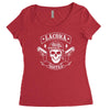 la coka nostra skull men Women's Triblend Scoop T-shirt