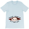 April Peeking Out Baby Boy T-Shirt