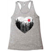 hike and love Racerback Tank