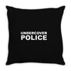 undercover police Throw Pillow