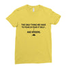 fear it delf and spiders Ladies Fitted T-Shirt
