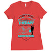 I Dont Need Therapy I Just Need Backpacking Ladies Fitted T-Shirt