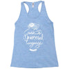 music is the universal language of mankind Racerback Tank