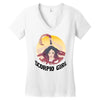 scorpio girl Women's V-Neck T-Shirt