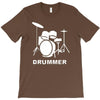 drummer drum kit indie rock music T-Shirt