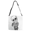 scary boy Adjustable Strap Totes