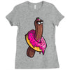 stickers Ladies Fitted T-Shirt