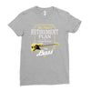retirement plan Ladies Fitted T-Shirt