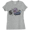 monster found something better Ladies Fitted T-Shirt