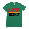 limp bizkit black logo Ladies Fitted T-Shirt
