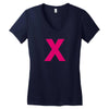 pink x Women's V-Neck T-Shirt