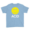 acid house smiley face 90's rave club hardcore party Youth Tee