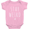 Juanpa Zurita Stay Weird Baby Onesie