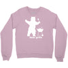 bear grills bbq funny Crewneck Sweatshirt