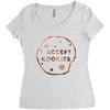 i accept cookies brown Women's Triblend Scoop T-shirt