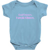 i speak gilmore rectangle Baby Bodysuit