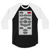 rude remote control, ideal funny birthday gift or present 3/4 Sleeve Shirt