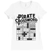 pirate crossword Ladies Fitted T-Shirt