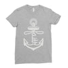 anchored faith (2) Ladies Fitted T-Shirt