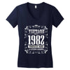 vintage made in 1982 perfectly aged a living legend Women's V-Neck T-Shirt