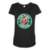 Starwars Coffee Maternity Scoop Neck T-shirt