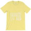 namaste in bed off shoulder T-Shirt