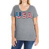 usa Ladies Curvy T-Shirt