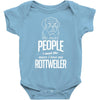 The More People I Meet The More I Love My Rottweiler Gifts Baby Onesie