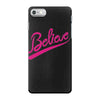 believe hand lettering printed t shirt iPhone 7 Case