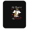 my boxer is my valentine1 Mousepad
