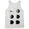 the phases of the moon of laika dog Tank Top