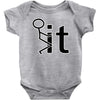 fk it funny college party Baby Bodysuit