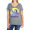dead bat dad Ladies Curvy T-Shirt
