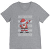 ugly santa dabbing V-Neck Tee
