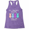 peeps bunnies Racerback Tank