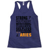 Strong Independent Motivated Aries Racerback Tank